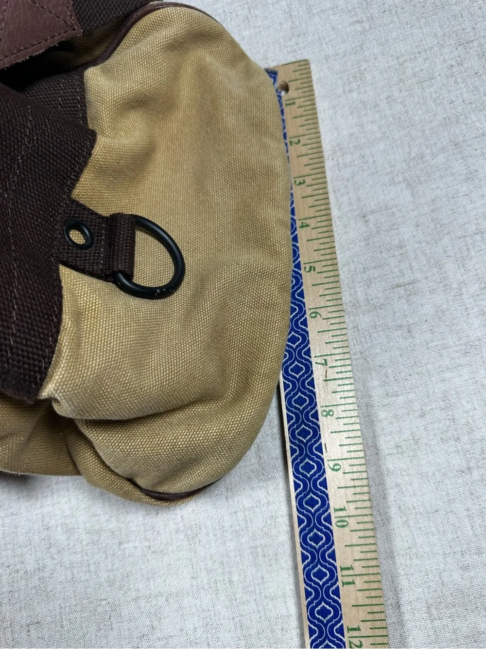 Fossil Large Cargo Duffel Canvas Leather